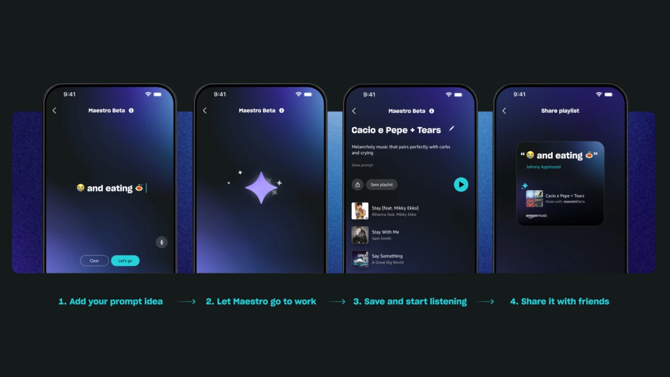 Amazon Music Introduces Maestro: AI-Powered Playlist Creation