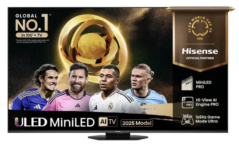 Hisense 2025 UK TV Range: Mini LED, OLED, 100-Inch & Canvas TVs
