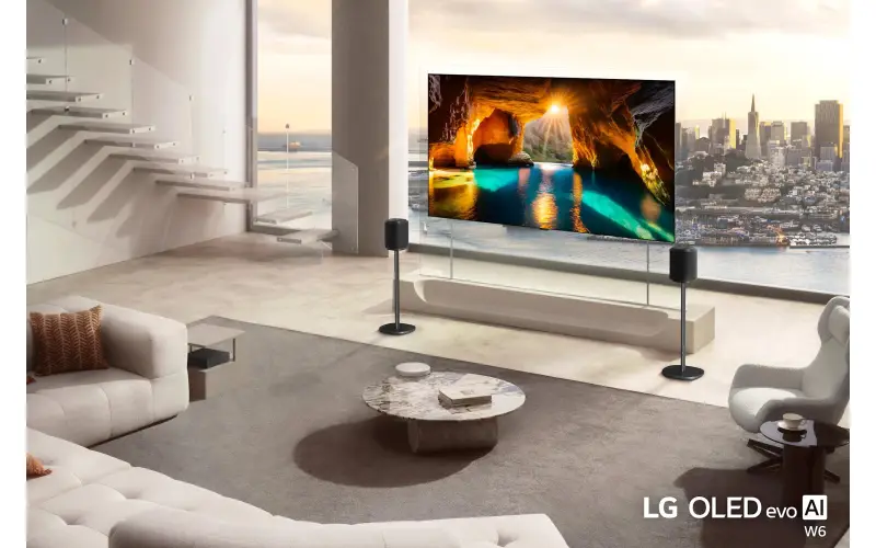 LG Revives the Wallpaper OLED With True Wireless W6 at CES 2026