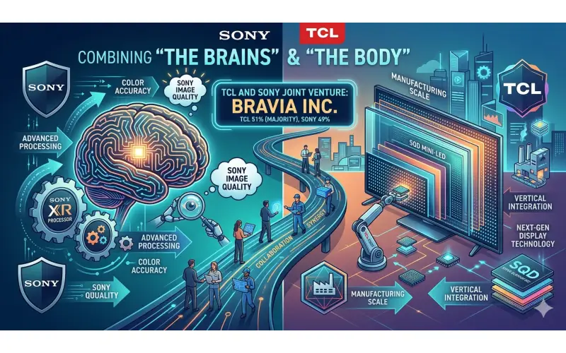 TCL Takes Over Sony TV Business: What Bravia Inc Means Next