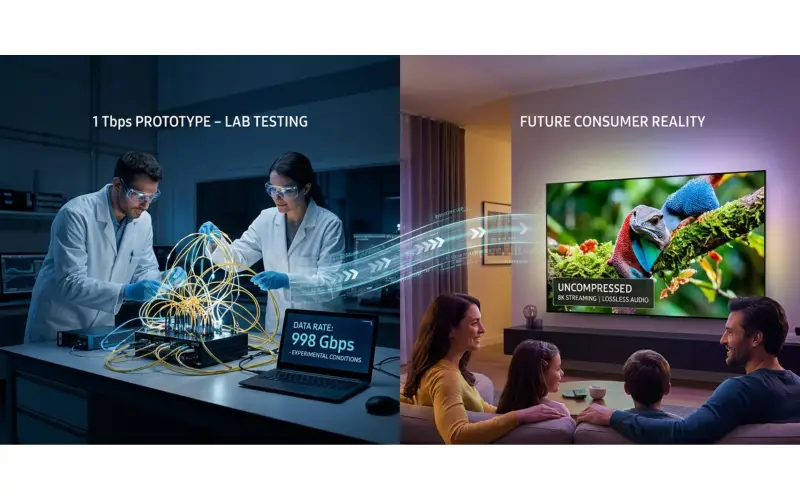 1 Tbps Internet Breakthrough: What It Means for Streaming Future