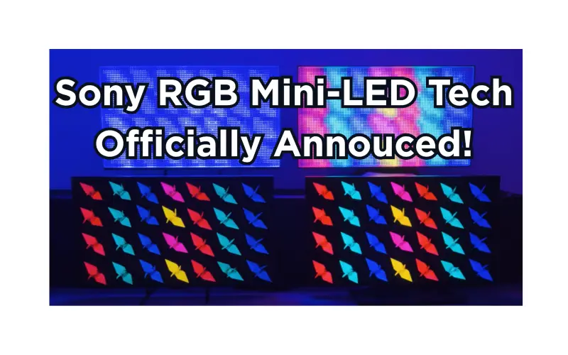Sony True RGB Mini LED Explained: 