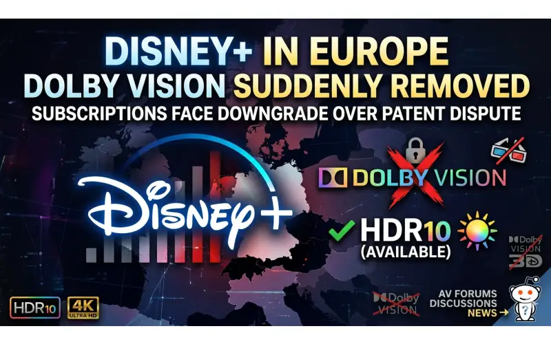 Disney+ Drops Dolby Vision in 11 EU Countries Amid Licensing Fight