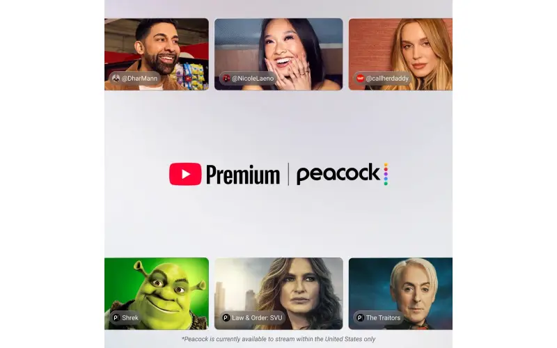 YouTube Premium Adds Peacock in 2027: A New Rival to Disney+ & Hulu