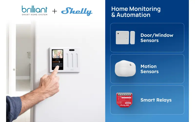 Shelly and Brilliant Expand Smart Home Automation Integration