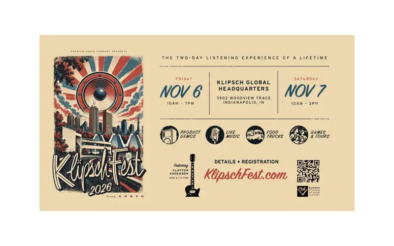 Klipsch Opens Its Indianapolis Headquarters to Fans for Free Two-Day KlipschFest 2026